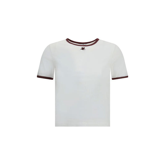 Courrèges White Cotton T-Shirt