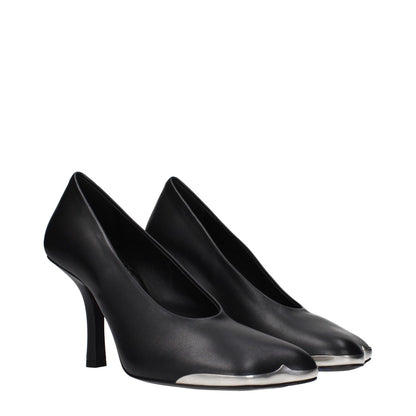 Burberry Black Leather Pumps