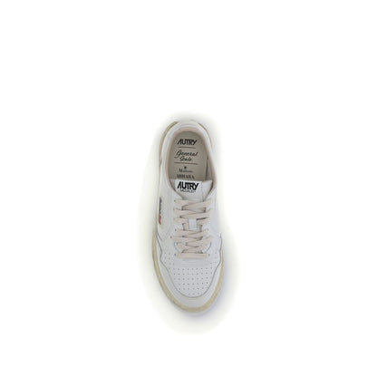 Autry White Leather Sneakers