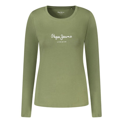Pepe Jeans Verde Cotton Women T-Shirt