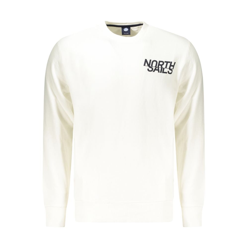 North Sails White Cotton Mens Sweatshirt