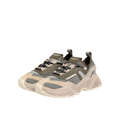 Dolce & Gabbana Multicolor Daymaster Low Top Sneakers Shoes with chunky silhouette and cushioned sole