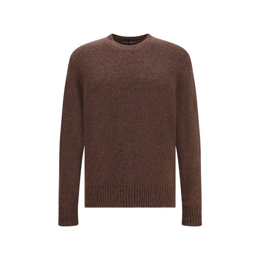 Dolce & Gabbana Brown Fleece Wool Sweatshirt