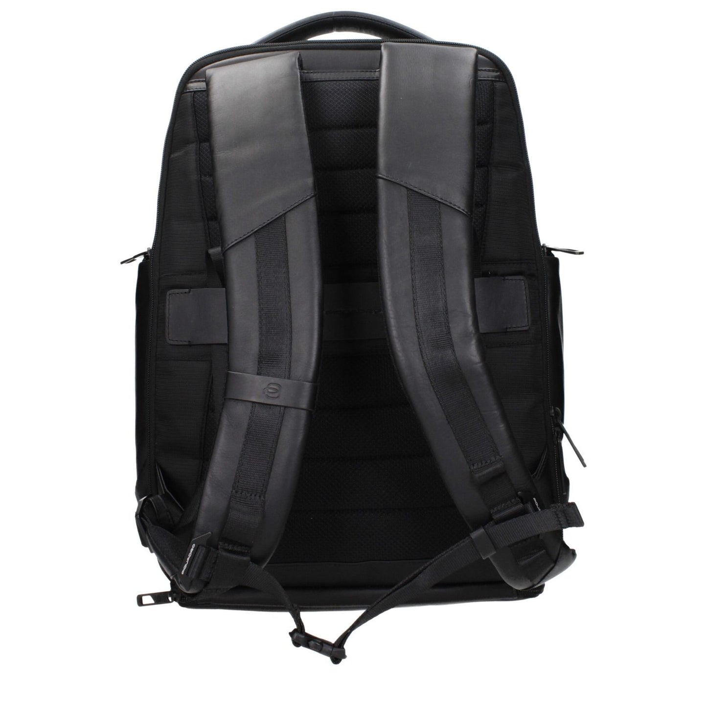 Piquadro Black Leather Backpack