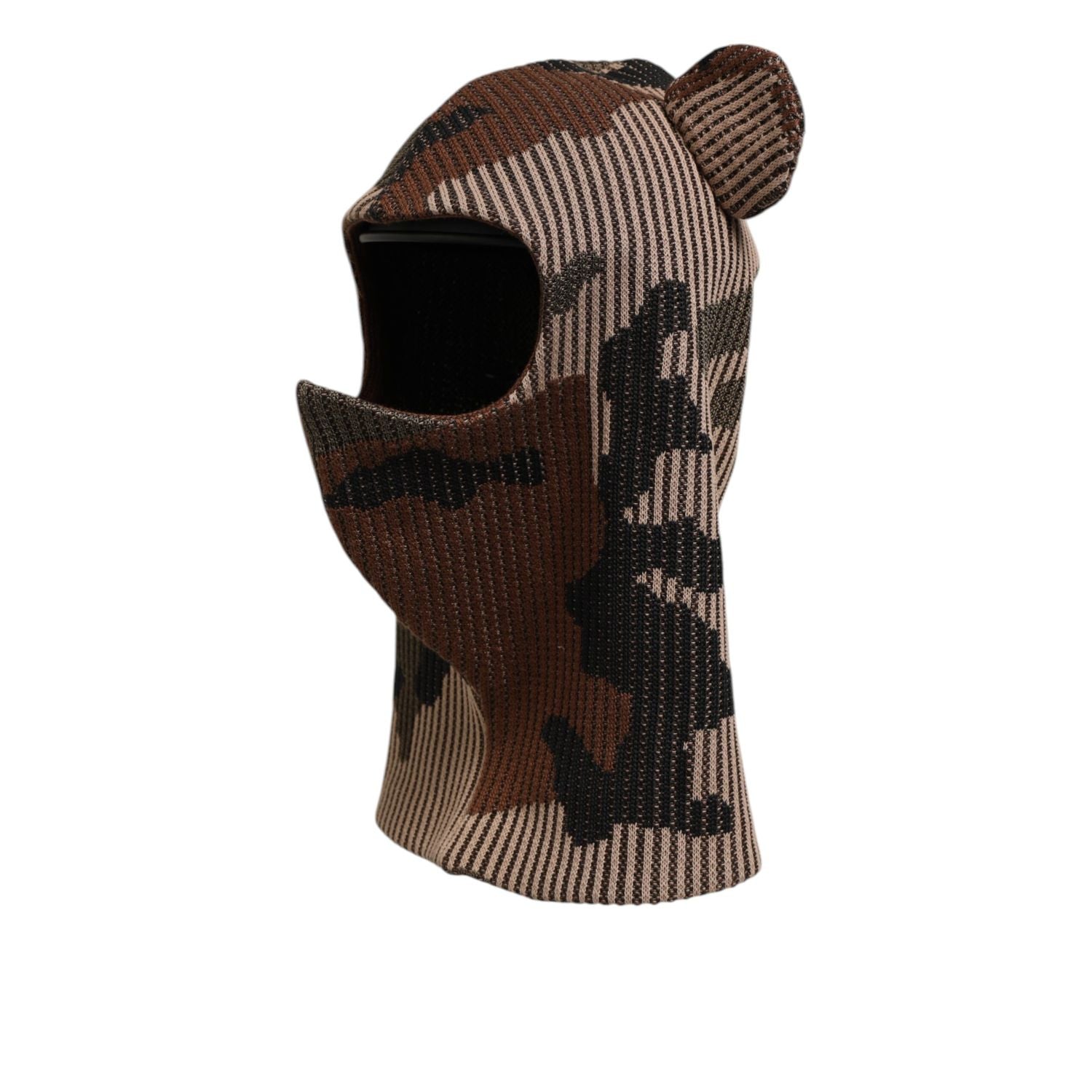 Dolce & Gabbana Multicolor Camouflage Balaclava Mask Men Cap One Size Hat