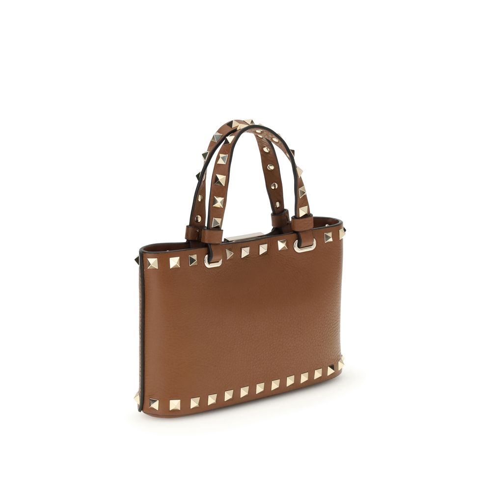 Valentino Garavani Brown Leather Shoulder Bag