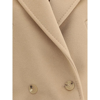Max Mara Beige Wool Coat