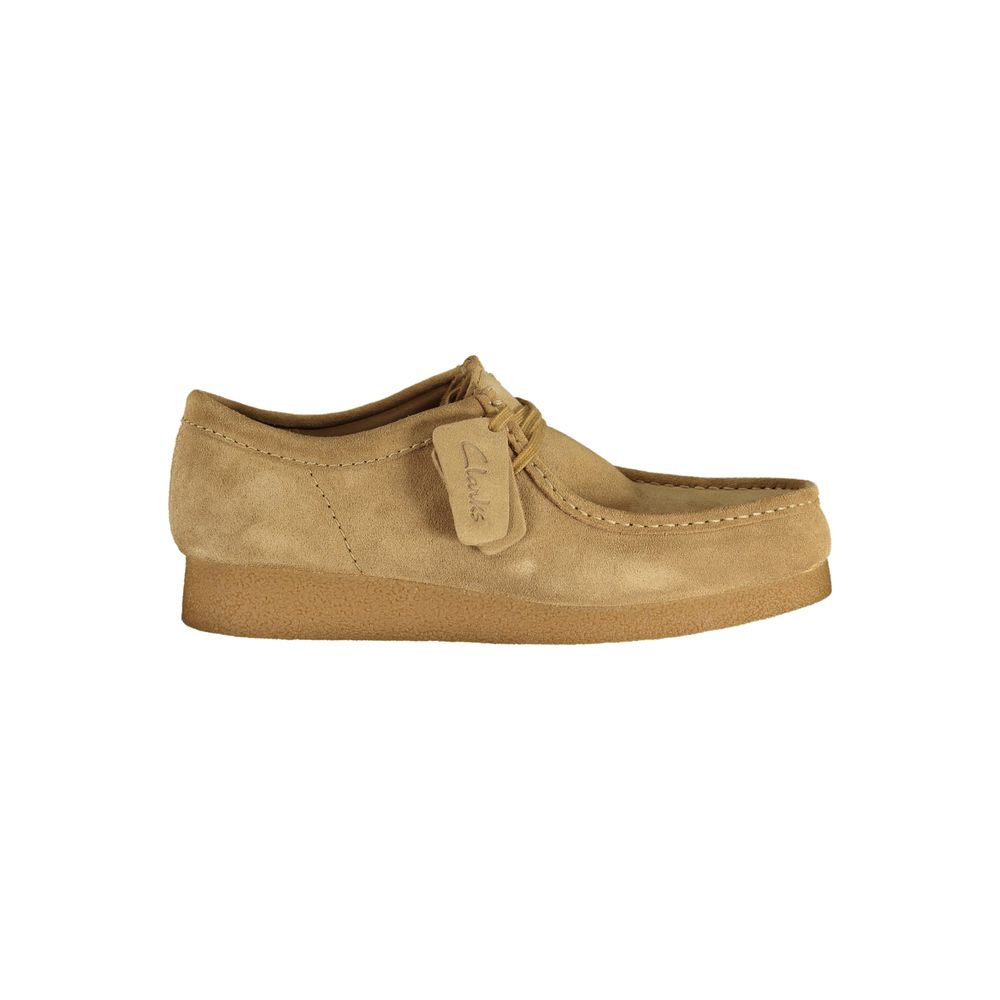 Clarks Beige Suede Men Sneaker