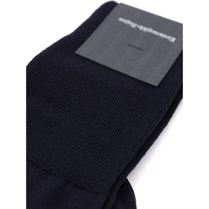 ZEGNA Blue Wool Socks