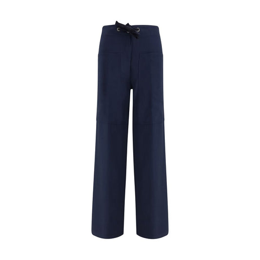 Forte_Forte Blue Cotton Casual Pants