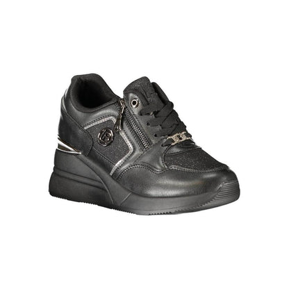 Laura Biagiotti Black Polyester Women Sneaker