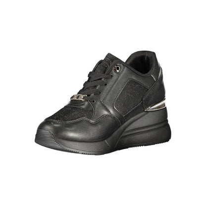 Laura Biagiotti Black Polyester Women Sneaker