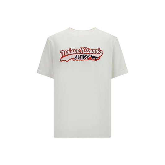 Autry White Cotton T-Shirt