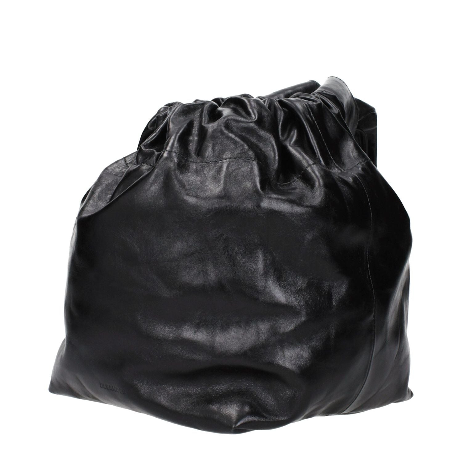Jil Sander Black Leather Handbag