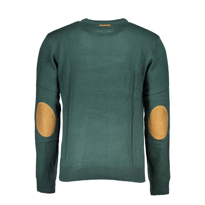 Gianmarco Venturi Verde Cotton Men Sweater