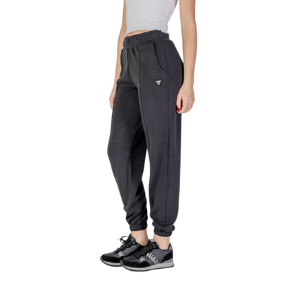 Guess Active Black Polyester Joggers (Workout Pants)