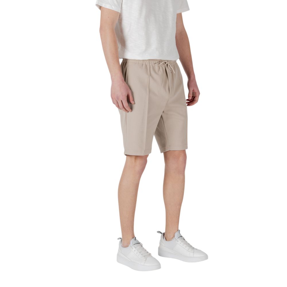 Antony Morato Beige Polyester Bermuda Shorts