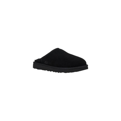 UGG Black Suede Leather Clogs