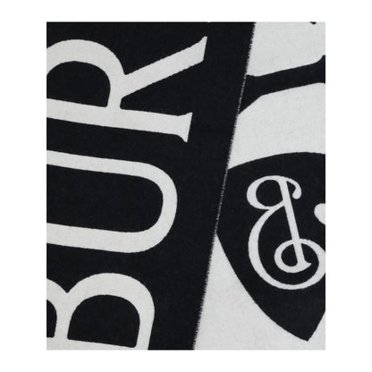Burberry Black Wool Scarf