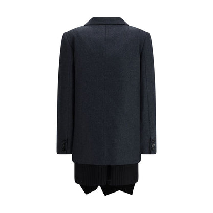 Sacai Gray Wool Coat