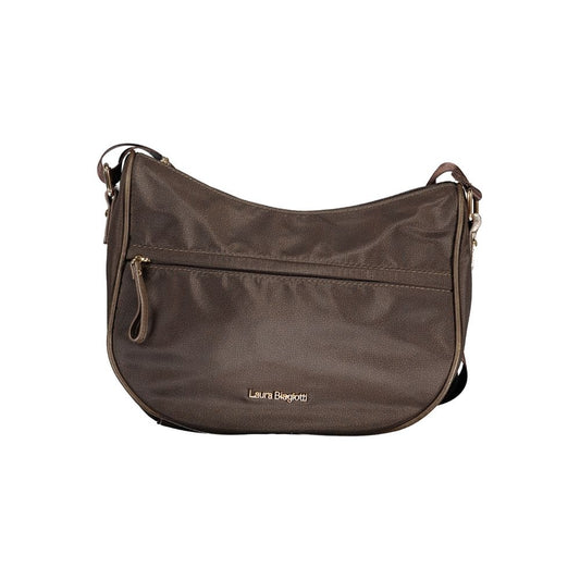 Laura Biagiotti Brown Polyester Women Handbag