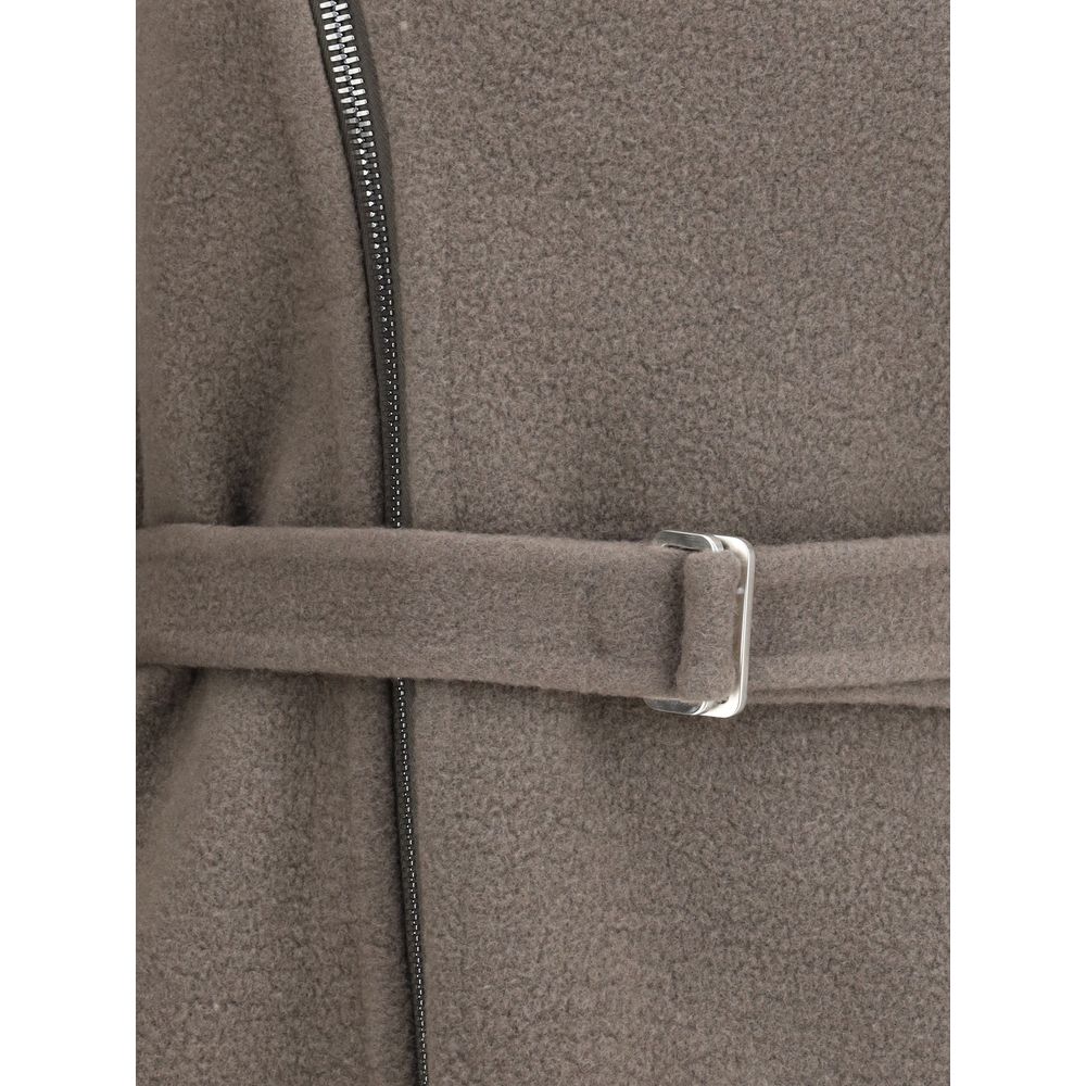 Rick Owens Brown Cashmere Coat