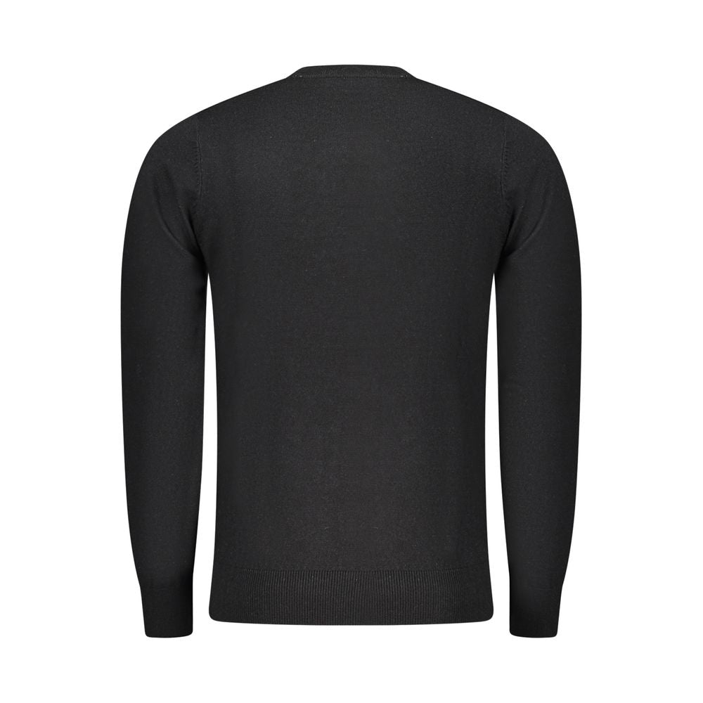 Rifle Black Polyester Men's Sweater