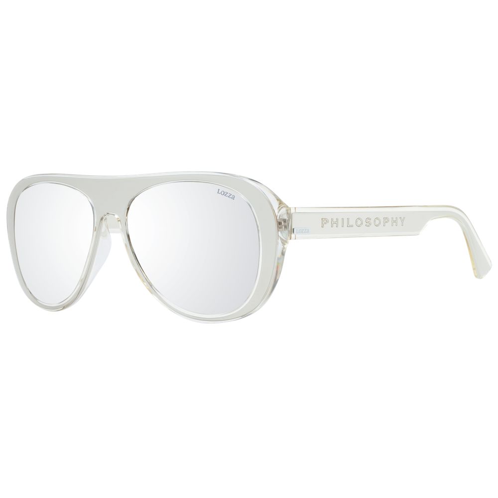 Lozza Silver Acetate & Plastic Sunglasses