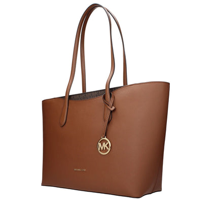 Michael Kors Brown Leather Shoulder Bag