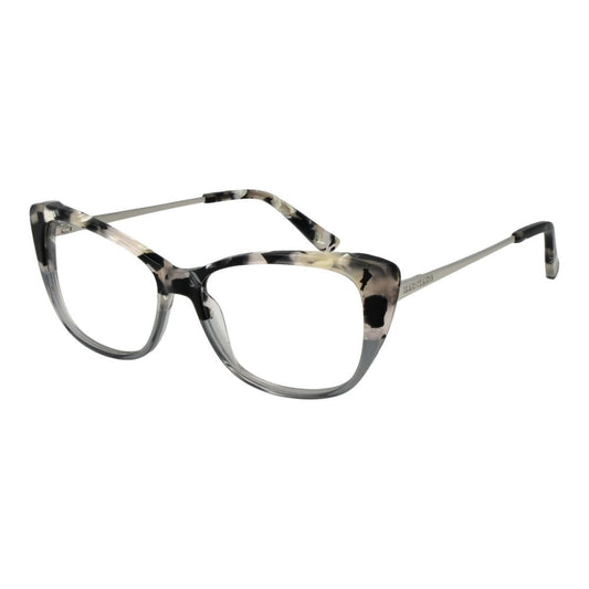 Marciano by Guess Black Acetate Glasses (Frames) for women, featuring full-rim cat eye style and demo lenses, with a black color frame.