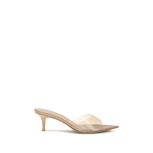 Gianvito Rossi Beige Polyurethane Stiletto Heel Sandals 1728,72470364320,Beige,EU36/US6,EU37/US7,EU38.5/US8.5,Gianvito Rossi,New with tags,Sandals - Shoes,Shoes,Stiletto Heels - Sandals - Shoes,Women