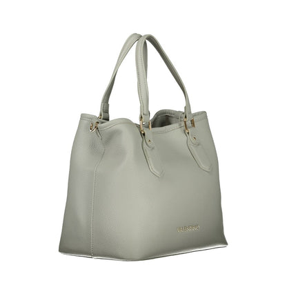 Valentino Gray Polyethylene Handbag