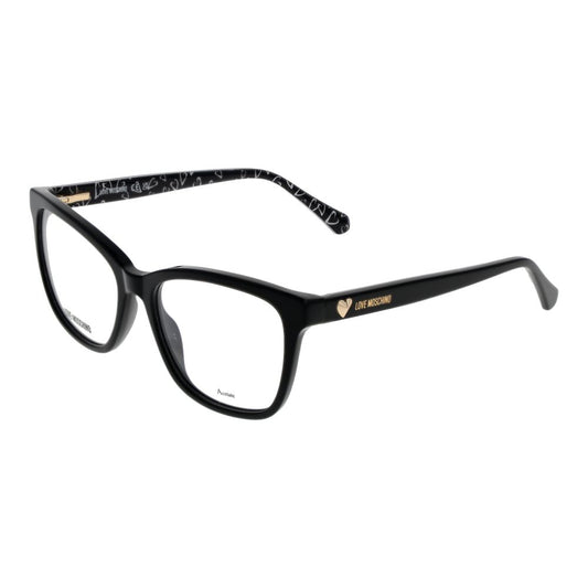 Love Moschino Black Acetate Glasses (Frames) 1728,67345776800,Accessories,Black,Glasses (Frames) - Glasses and Sunglasses - Accessories,Glasses and Sunglasses - Accessories,Love Moschino,New with tags,Women