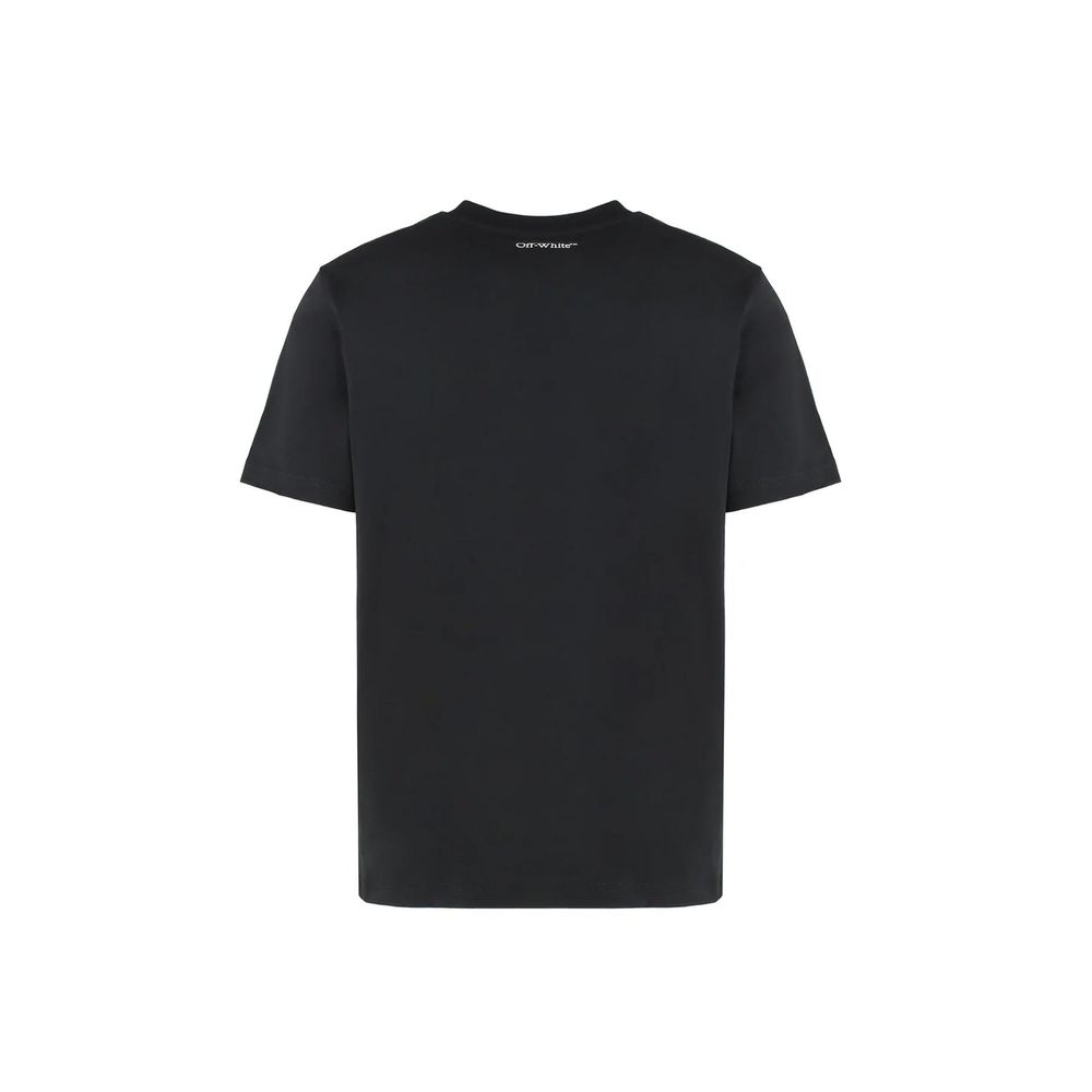 Off-White Black Cotton T-Shirt