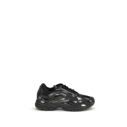 Reebok Black Polyethylene Athletic Sneakers
