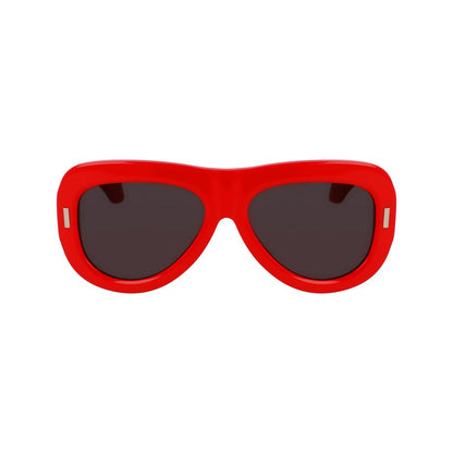 Ferragamo Red Acetate Sunglasses