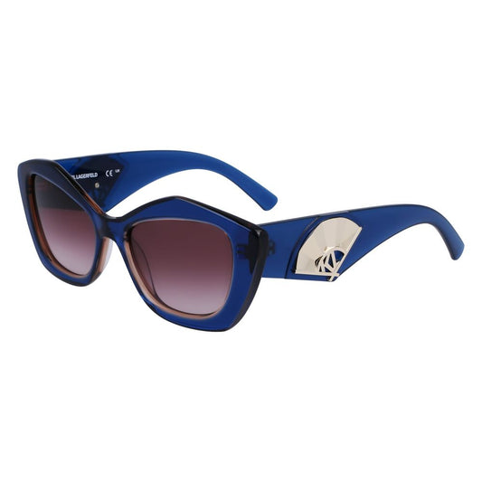 Karl Lagerfeld Blue Acetate Sunglasses 1728,67434610848,Accessories,Blue,Glasses and Sunglasses - Accessories,Karl Lagerfeld,New with tags,Sunglasses - Glasses and Sunglasses - Accessories,Women
