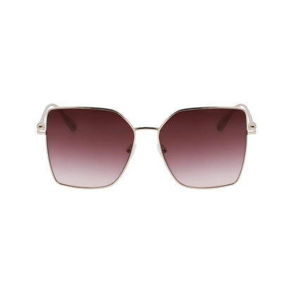 Longchamp Gold Metal Sunglasses