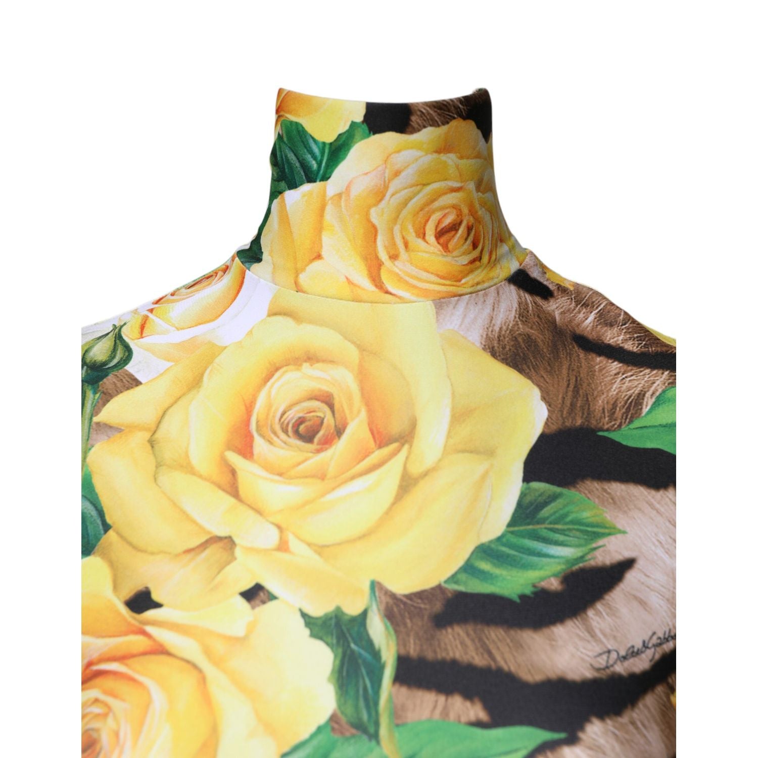 Dolce & Gabbana Multicolor Floral Print Sheath Mini Dress