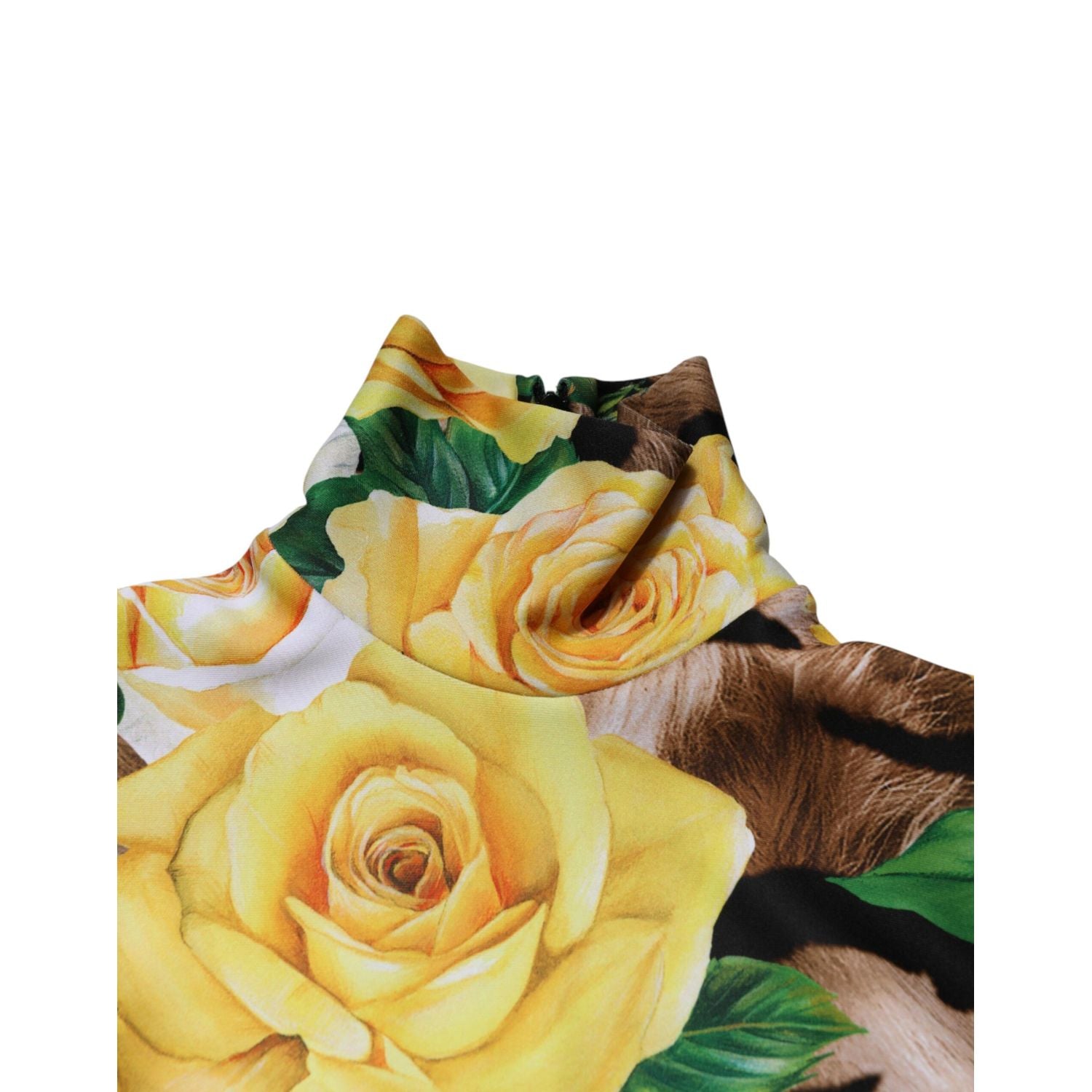 Dolce & Gabbana Multicolor Floral Print Sheath Mini Dress