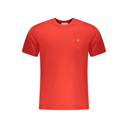 Calvin Klein Rosso Cotton Mens T-Shirt