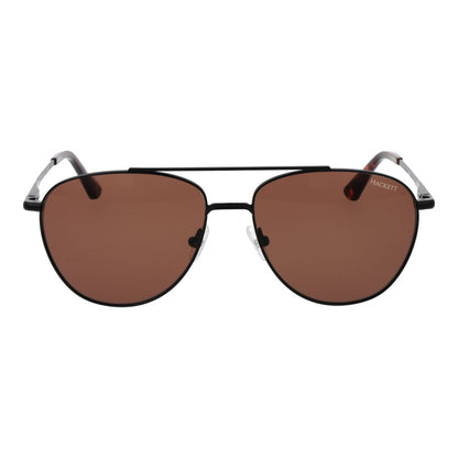 Hackett Black Metal Sunglasses