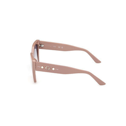 Guess Beige Resin Sunglasses