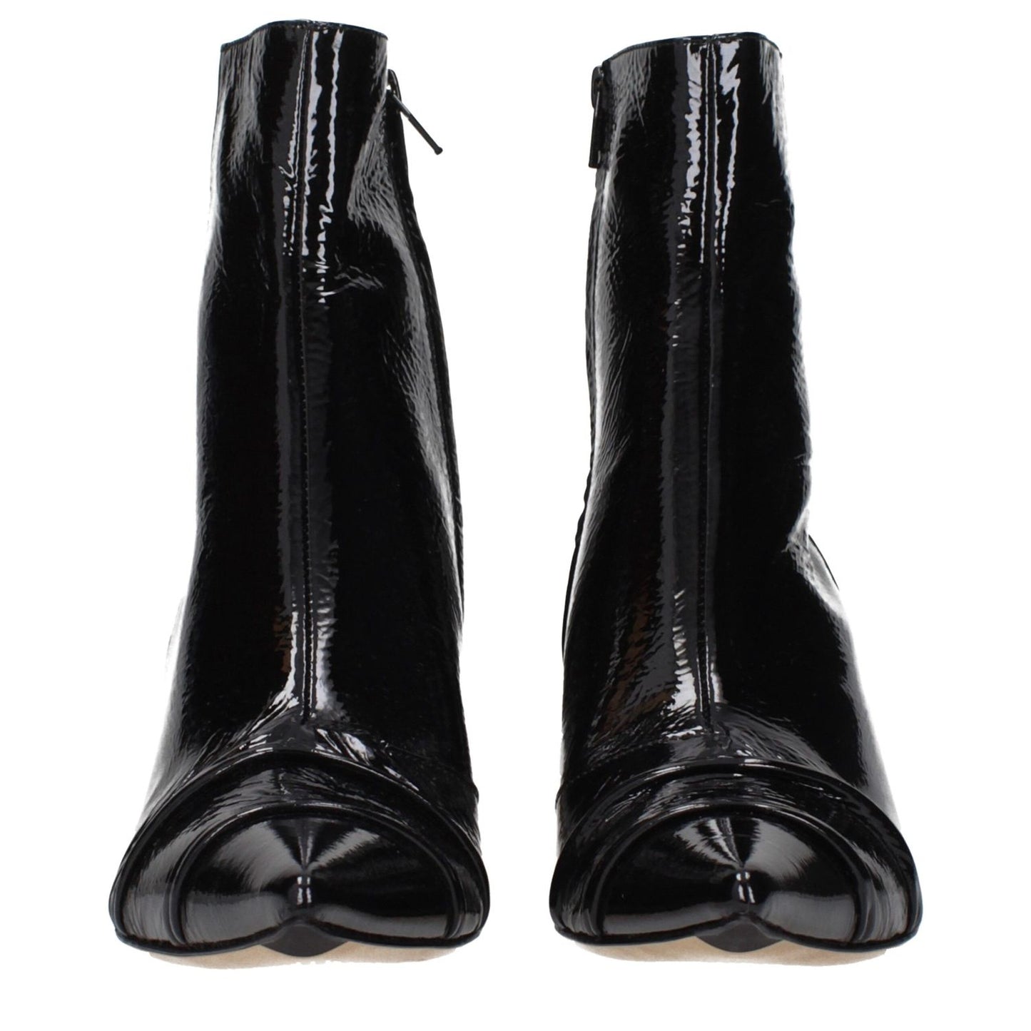Maison Margiela Black Leather Ankle Boots
