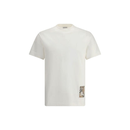 Burberry White Cotton T-Shirt