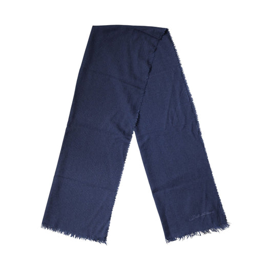 Dolce & Gabbana Scarf Blue Cashmere Neck Wrap Shawl Men