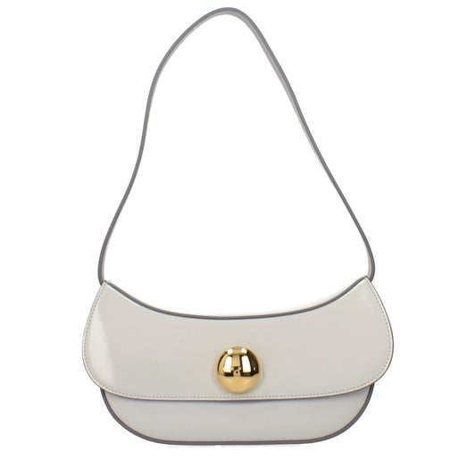 Marni Gray Leather Shoulder Bag