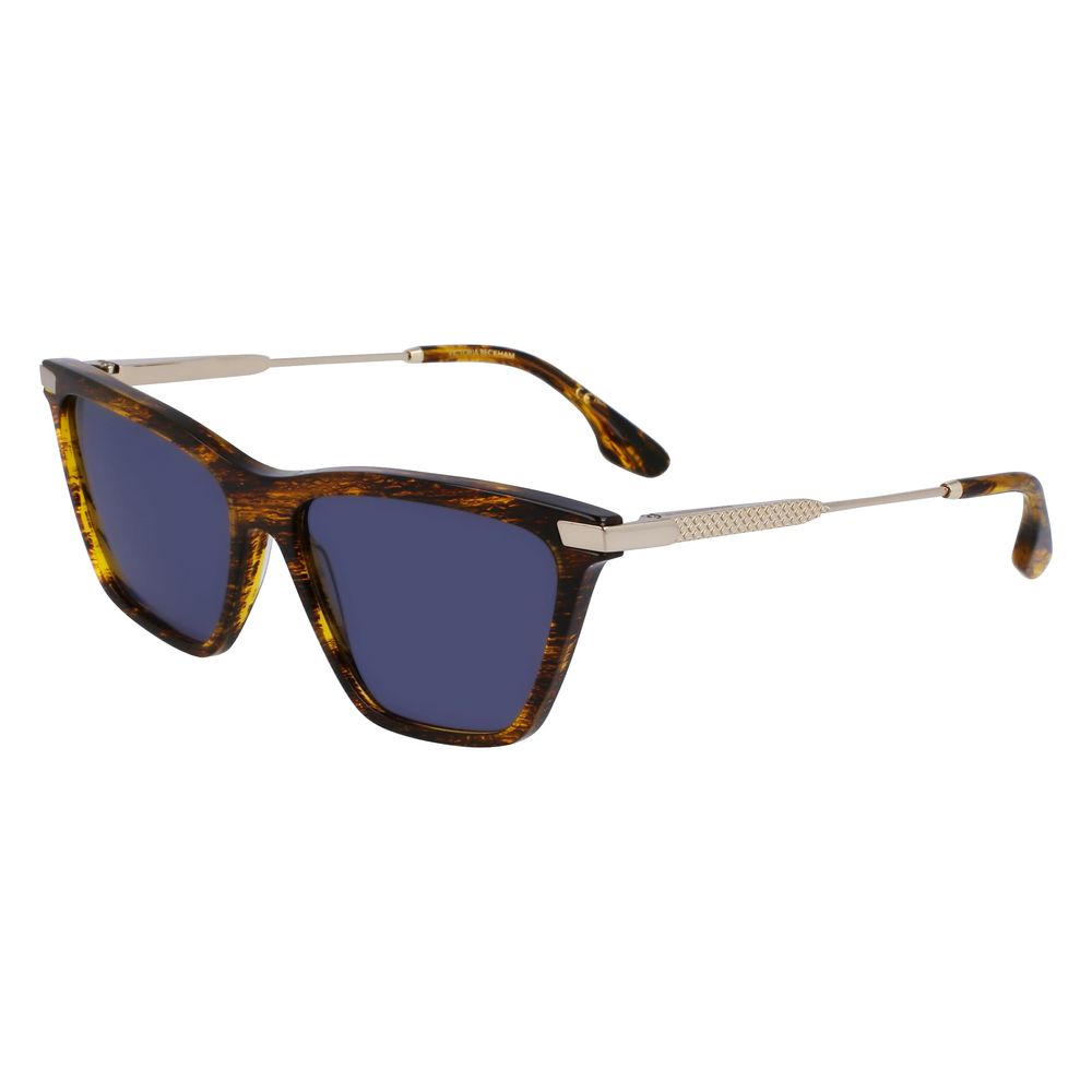 Victoria Beckham Yellow Acetate Sunglasses