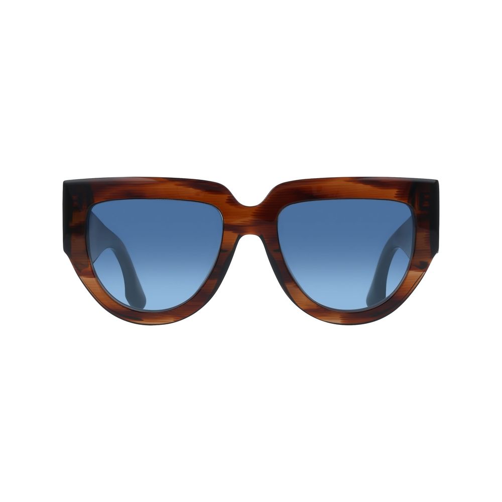 Victoria Beckham Brown Acetate Sunglasses