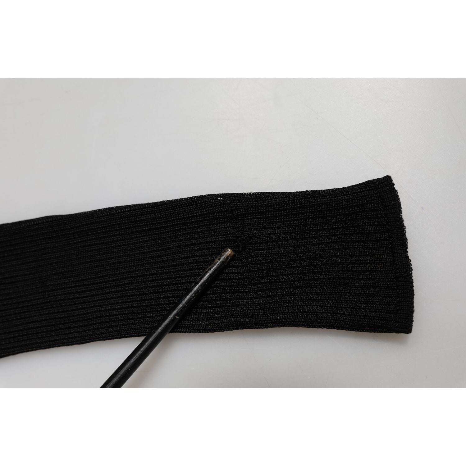 Dolce & Gabbana Black Viscose Turtle Neck Pullover Top